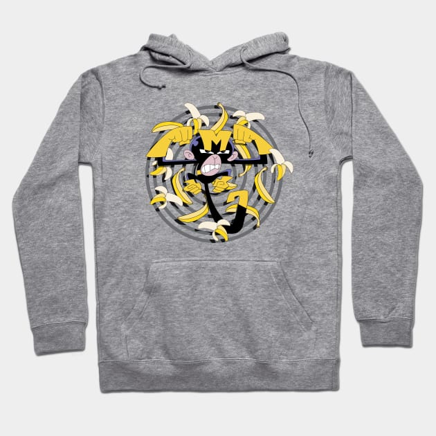 Monkey Dexter's Laboratory Bananas Hoodie by Perpetual Brunch